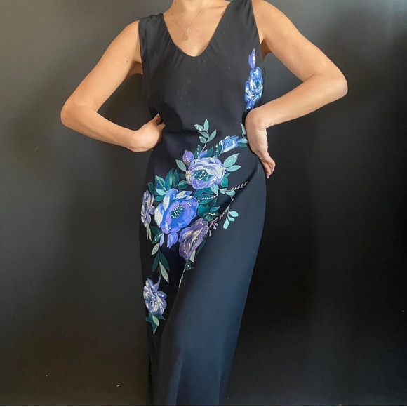 Dress Barn Womens Y2K Babydoll Tiered Eyelet Maxi Dress Sz 2XL Fairy Grunge - Picture 2 of 12